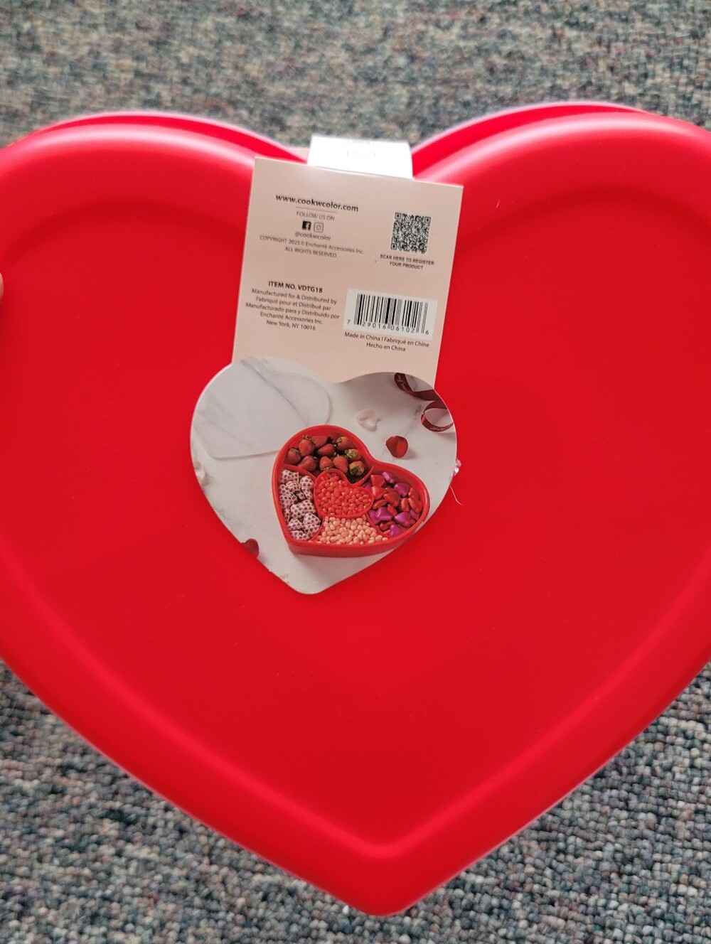 CWC Pink Heart-Shaped and Rectangular Food Storage Set - Picture 4 of 12